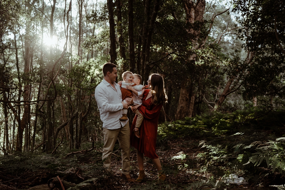 Family portrait in Wollongong